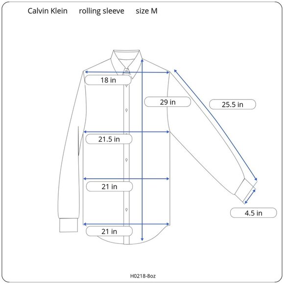 Calvin Klein worn twice Front buttons rolling up  sleeve shirt men size M - Picture 5 of 10